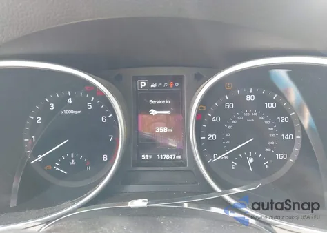 2017 Hyundai Santa Fe Sport 2.4L z USA, uszkodzony, nr VIN 5XYZU3LB6HG456780